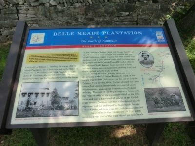 Belle Meade Plantation Marker image. Click for full size.