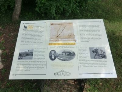 The Natchez Trace Marker image. Click for full size.