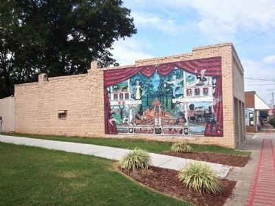 Mural of Red Bay. Click for full size. Mural of Red Bay image. Click for full size.