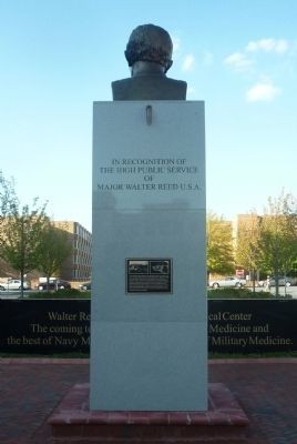 Walter Reed Monument, south face image. Click for full size.