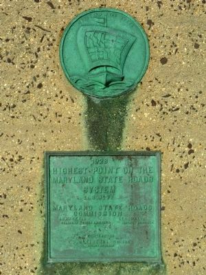 Highest Point on the Maryland State Roads System Marker. Click for full size. Highest Point on the Maryland State Roads System Marker image. Click for full size.