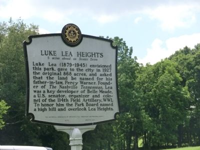 Luke Lea Heights Marker image. Click for full size.