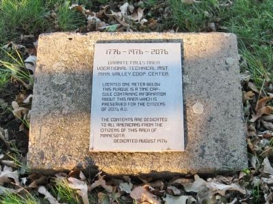 Nearby 1976 Time Capsule. Click for full size. Nearby 1976 Time Capsule image. Click for full size.