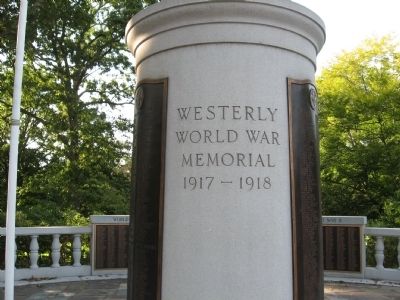 Westerly World War Memorial 1917 – 1918 image. Click for full size.