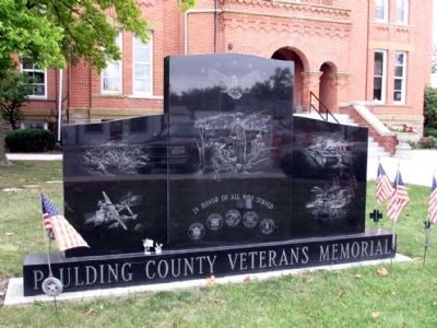 Paulding County Veterans Memorial image. Click for full size.