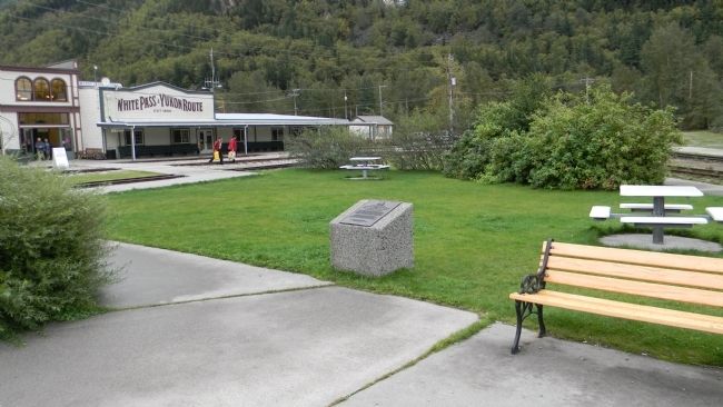Inspector Charles Constantine Marker, Centennial Park, Skagway image. Click for full size.