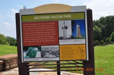 Restoring Vulcan Park image. Click for full size.