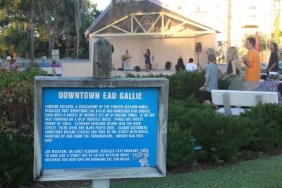 Downtown Eau Gallie Marker image. Click for full size.