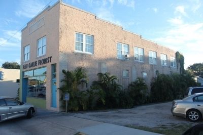 Karrick's Grocery, now the Eau Gallie Florist. Click for full size. Karrick's Grocery, now the Eau Gallie Florist image. Click for full size.
