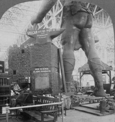<i>At the Feet of Old Vulcan - Palace of Mines and Metallurgy...</i>. Click for full size. <i>At the Feet of Old Vulcan - Palace of Mines and Metallurgy...</i> image. Click for full size.