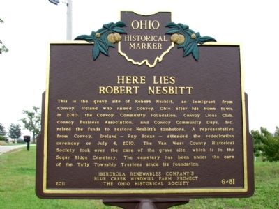 Here Lies Robert Nesbitt Marker image. Click for full size.