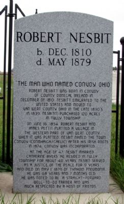 Robert Nesbit Marker image. Click for full size.