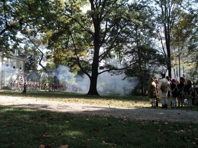 Battle of Germantown. Click for full size. Battle of Germantown image. Click for full size.