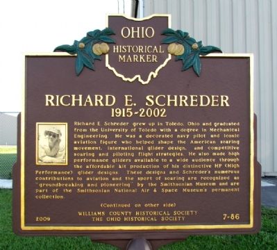Richard E. Schreder Marker. Click for full size. Richard E. Schreder Marker image. Click for full size.