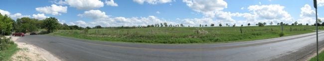 Panorama, general area that is the site of the first San Marcos. Click for full size. Panorama, general area that is the site of the first San Marcos image. Click for full size.