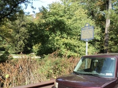 Marker on Lincoln Drive. Click for full size. Marker on Lincoln Drive image. Click for full size.
