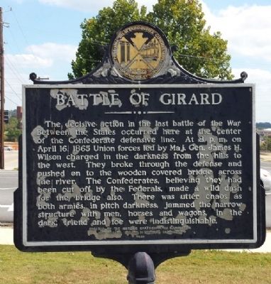 Battle Of Girard Marker image. Click for full size.