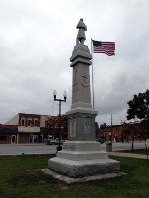 Edgerton Civil War Monument image. Click for full size.