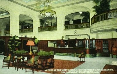 The Tutwiler - Lobby with Office and Mezzanine image. Click for full size.