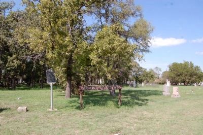 Slave Burial Ground in Old Round Rock Cemetery Marker image. Click for full size.