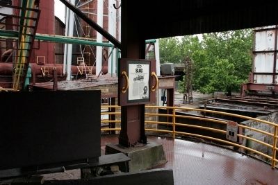 Slag Marker, located next to Furnace Number 1 image. Click for full size.