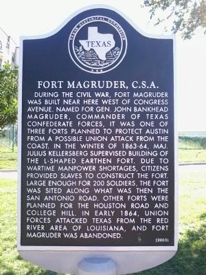 Fort Magruder, C.S.A Marker image. Click for full size.