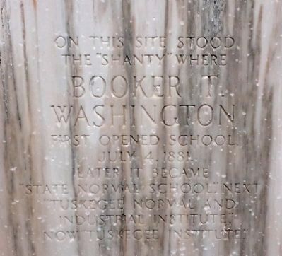Booker T. Washington Marker image. Click for full size.
