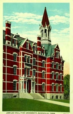 Jubilee Hall, Fisk University image. Click for full size.