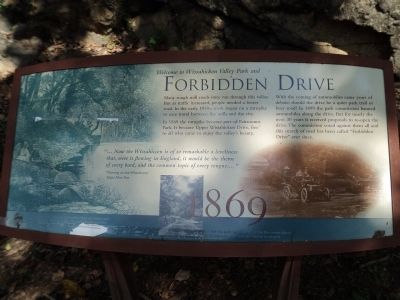 Forbidden Drive Marker image. Click for full size.