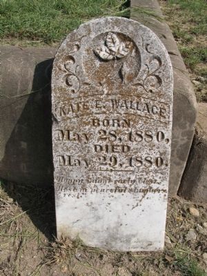 Grave marker. Click for full size. Grave marker image. Click for full size.
