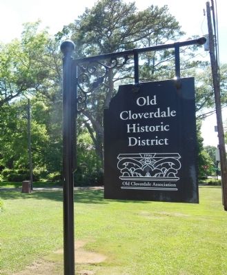 Cloverdale Historic District. Click for full size. Cloverdale Historic District image. Click for full size.