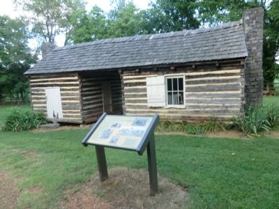 Slave Cabins Marker. Click for full size. Slave Cabins Marker image. Click for full size.