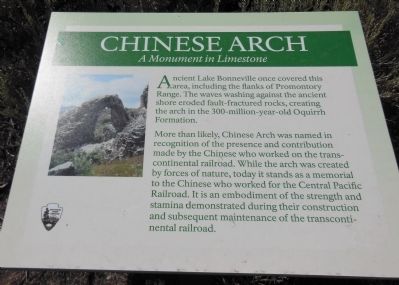 Chinese Arch marker. Click for full size. Chinese Arch marker image. Click for full size.