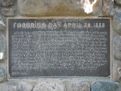 Founding Day April 28, 1888 Marker image. Click for full size.
