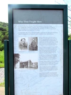 Why They Fought Here Marker image. Click for full size.