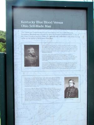 Kentucky Blue Blood versus Ohio Self-Made Man Marker image. Click for full size.