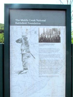 The Middle Creek National Battlefield Foundation Marker image. Click for full size.