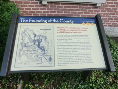 The Founding of the County Marker image. Click for full size.