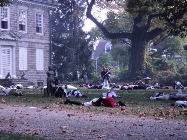 British Dead at the Battle of Germantown image. Click for full size.