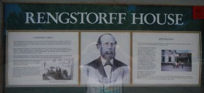 Rengstorff House Marker image. Click for full size.