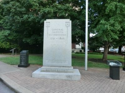 General Griffith Rutherford Marker image. Click for full size.