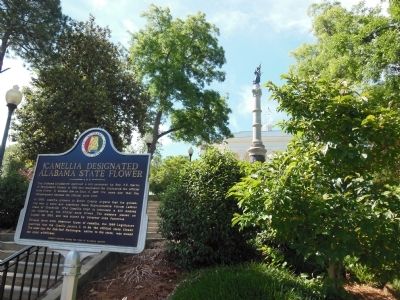 Alabama State Flower marker. Click for full size. Alabama State Flower marker image. Click for full size.