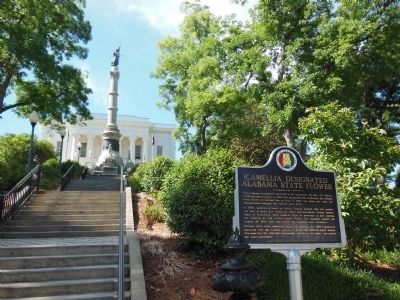 Alabama State Flower marker. Click for full size. Alabama State Flower marker image. Click for full size.
