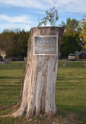 Goodwill Cemetery Plaque image. Click for full size.
