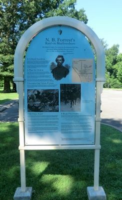 N. B. Forrest's Raid on Murfreesboro Marker image. Click for full size.