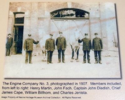 Photo on Engine House No. 3 Marker. Click for full size. Photo on Engine House No. 3 Marker image. Click for full size.