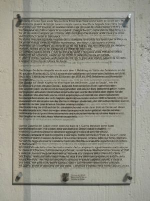 Ortisei War Memorial Marker image. Click for full size.