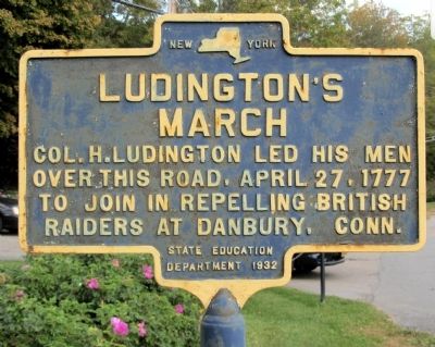 Ludington's March Marker image. Click for full size.