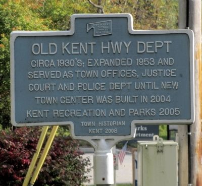 Old Kent Hwy. Dept Marker image. Click for full size.