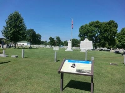Evergreen Cemetery Markers. Click for full size. Evergreen Cemetery Markers image. Click for full size.